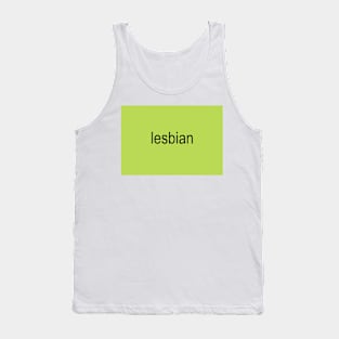 lesbian brat Tank Top